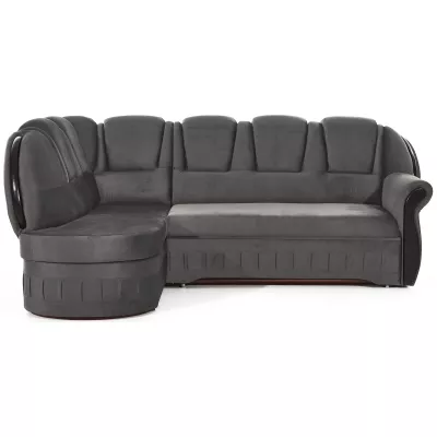 Eckschlafsofa KANOA 1 - dunkelgrau, linke Ecke