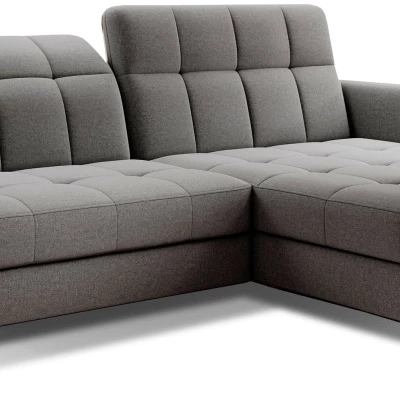 Stilvolle Ecksofa-Garnitur AZARI – grau, 2-teilig, rechte Ecke