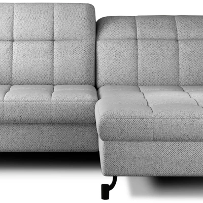 Stilvolle Ecksofa-Garnitur AZARI – hellgrau, 1-teilig, rechte Ecke