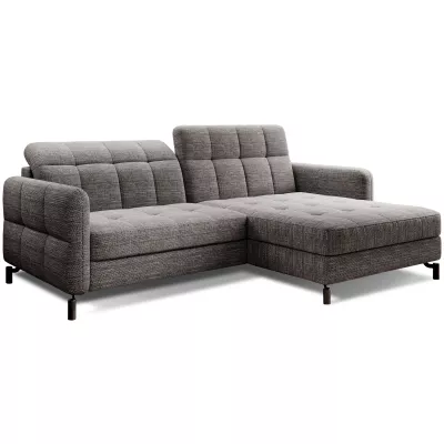 Stilvolle Ecksofa-Garnitur AZARI – dunkelbeige, rechte Ecke