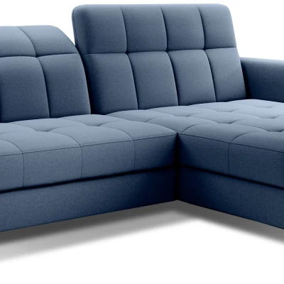 Stilvolle Ecksofa-Garnitur AZARI – hellblau, rechte Ecke