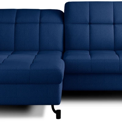 Stilvolle Ecksofa-Garnitur AZARI – marineblau, linke Ecke