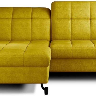 Stilvolle Ecksofa-Garnitur AZARI – gelb, linke Ecke