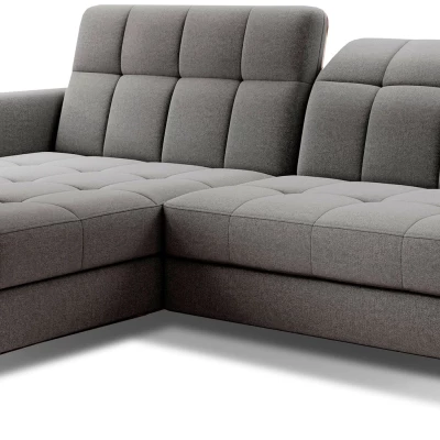 Stilvolle Ecksofa-Garnitur AZARI – grau, 2-teilig, linke Ecke