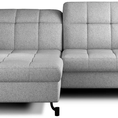 Stilvolle Ecksofa-Garnitur AZARI – hellgrau, 1-teilig, linke Ecke
