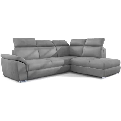 Eckschlafsofa ANOUK - grau 1, rechte Ecke
