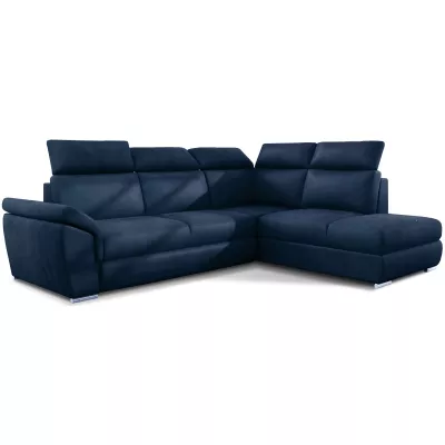 Eckschlafsofa ANOUK - blau, rechte Ecke