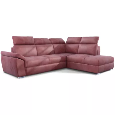 Eckschlafsofa ANOUK - rosa, rechte Ecke