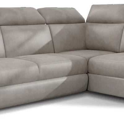 Eckschlafsofa ANOUK – hellbraun, rechte Ecke