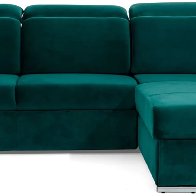 Eckschlafsofa ANOUK - grün, rechte Ecke