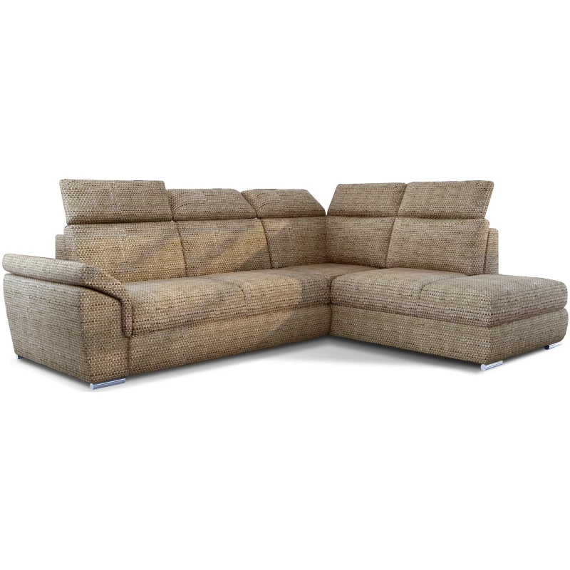 Eckschlafsofa ANOUK – dunkelbeige, rechte Ecke