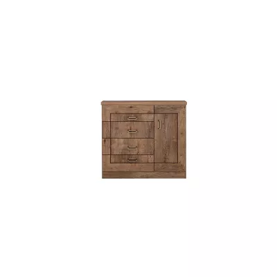 Moderner Kombi-Schrank GIADA – Eiche Lefkas