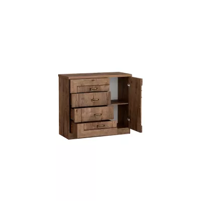 Moderner Kombi-Schrank GIADA – Eiche Lefkas