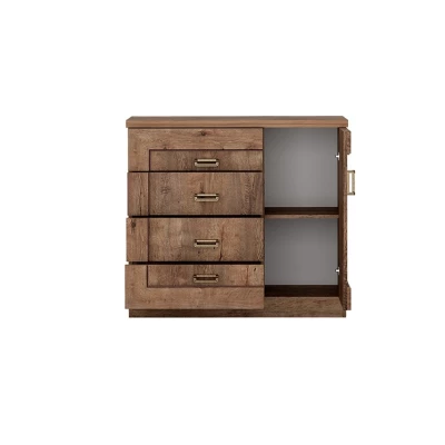 Moderner Kombi-Schrank GIADA – Eiche Lefkas
