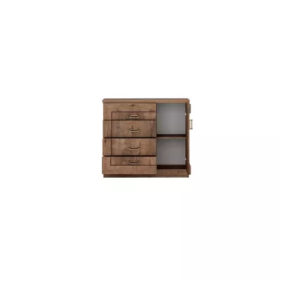 Moderner Kombi-Schrank GIADA – Eiche Lefkas