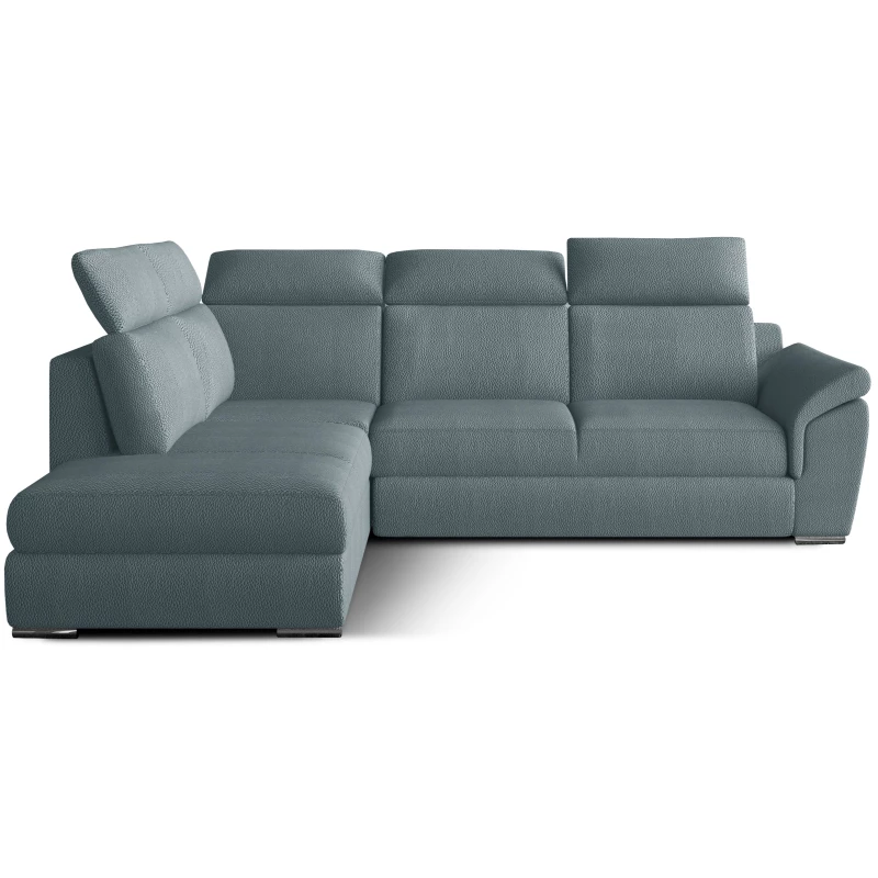 Eckschlafsofa ANOUK - grau 2, linke Ecke