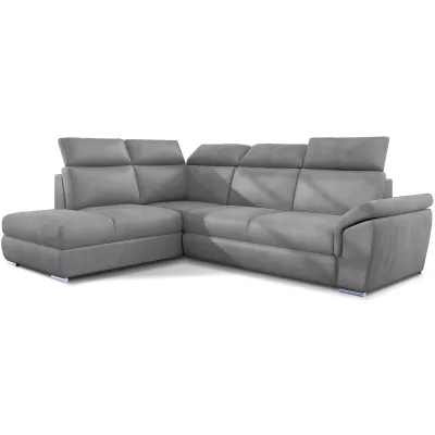 Eckschlafsofa ANOUK - grau 1, linke Ecke