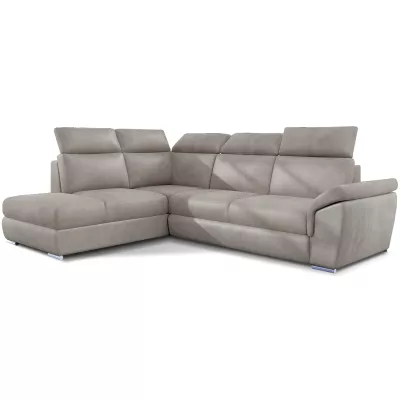 Eckschlafsofa ANOUK – hellbraun, linke Ecke