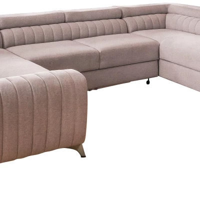 Große Sofagarnitur für U VESPERA – hellrosa, echtes Design