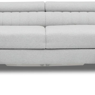 Große Sofagarnitur für U VESPERA – hellgrau, echtes Design
