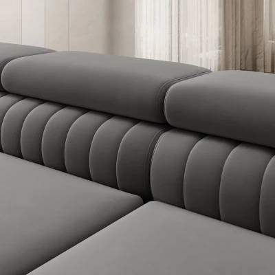 Große Sofagarnitur für U VESPERA – Anthrazit, echtes Design