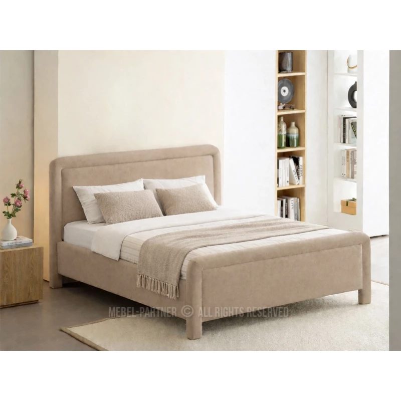 Polsterbett 140x200 JAKUBA - beige