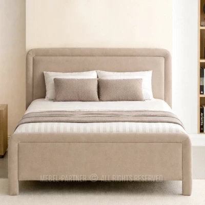 Polsterbett 140x200 JAKUBA - beige