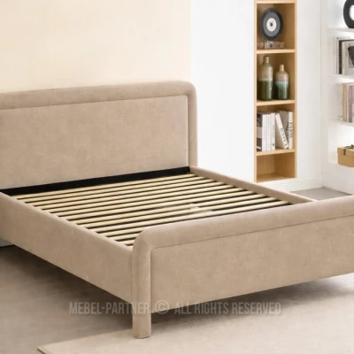 Polsterbett 140x200 JAKUBA - beige