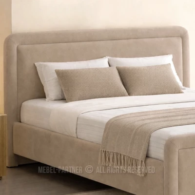 Polsterbett 140x200 JAKUBA - beige