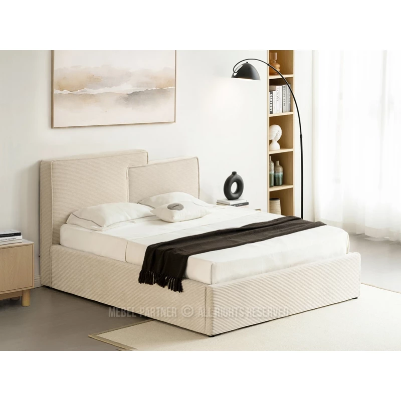Doppelbett 140x200 EIRWYN - Creme