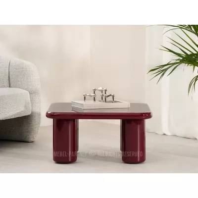 STYLER Couchtisch - glänzend burgunderrot