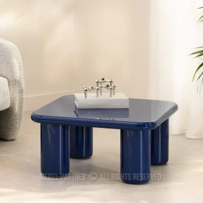 STYLER Couchtisch – glänzend blau