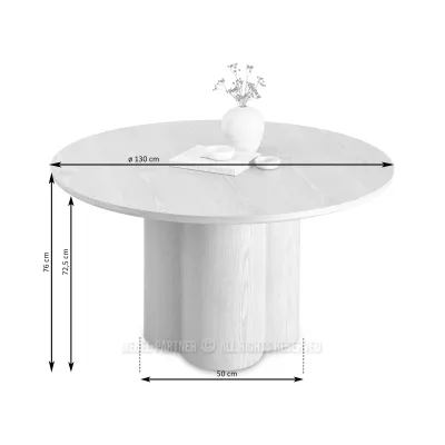 Runder Esstisch 130 cm OISIN - Eiche