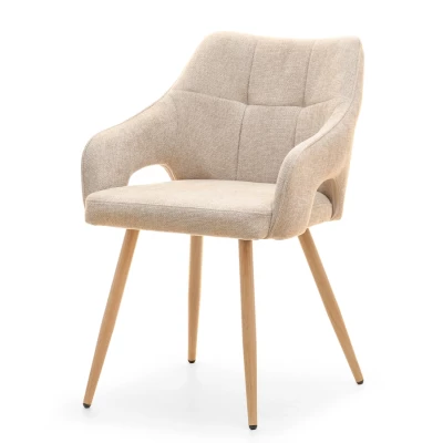 Esszimmerstuhl MARIETA - beige / Eiche