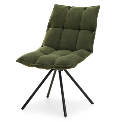 CALIDO Designer-Drehstuhl - grün/schwarz