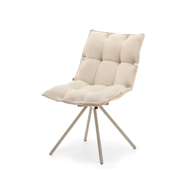 CALIDO Design-Drehstuhl – Creme/Beige