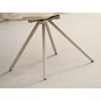 CALIDO Design-Drehstuhl – Creme/Beige