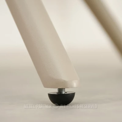 CALIDO Design-Drehstuhl – Creme/Beige