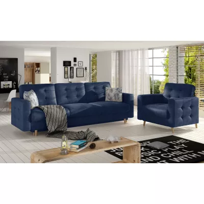 3+1 SASHA Sofagarnitur – Marineblau