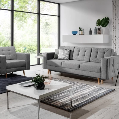 3+1 SASHA Sofagarnitur – grau