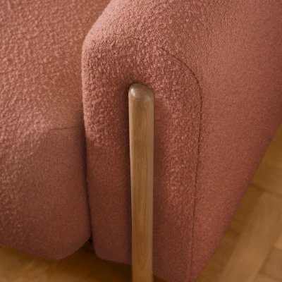 Sofa mit Stauraum FIORELLA 1 - Ziegelstein