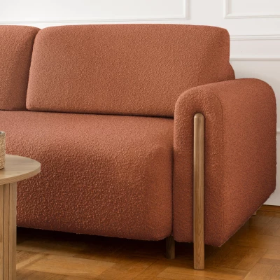 Sofa mit Stauraum FIORELLA 1 - Ziegelstein