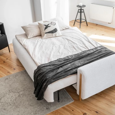 Sofa mit Stauraum FIORELLA 1 - hellgrau