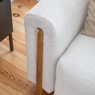 Sofa mit Stauraum FIORELLA 1 - hellgrau