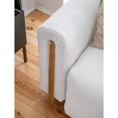 Sofa mit Stauraum FIORELLA 1 - hellgrau