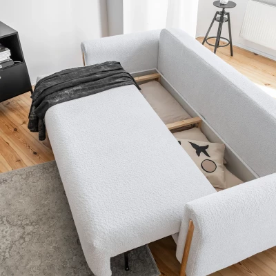 Sofa mit Stauraum FIORELLA 1 - hellgrau