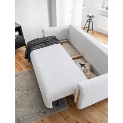 Sofa mit Stauraum FIORELLA 1 - hellgrau