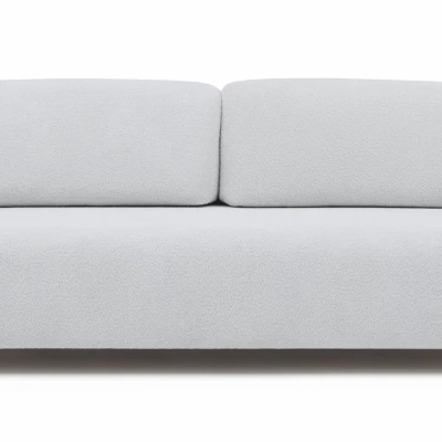 Sofa mit Stauraum FIORELLA 1 - hellgrau