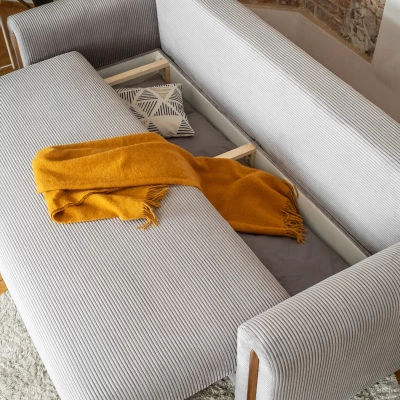Sofa mit Stauraum FIORELLA 1 - grau