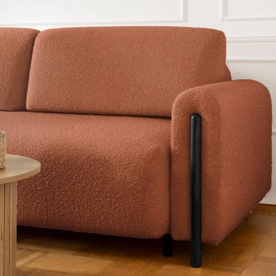 Sofa mit Stauraum FIORELLA 2 - Ziegelstein